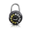 ImageLOCK Combination Lock – Patented Non-Reset Combination Lock (No Administrative Key) –Black & White